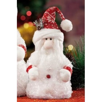 Decorazione Babbo Natale cm. 15x18x31