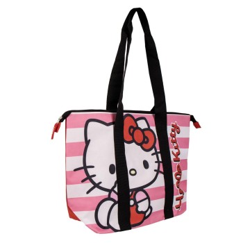 Borsa mare in tessuto Cm. 47x33 - Hello Kitty
