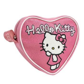 Borsetta tracollina a cuore glitterata Cm. 15x14 - Hello...
