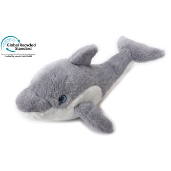 Peluche Eco Green Lelly Delfino grande Cm. 43 - Linea Play Eco Play Green