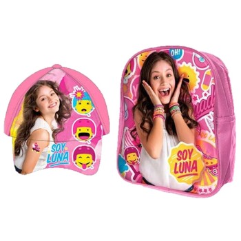 Set zainetto asilo e cappello con visiera Soy Luna -...