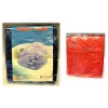 Poltrona gonfiabile trasparente Cm. 90x90x90 - Colore: Rosso
