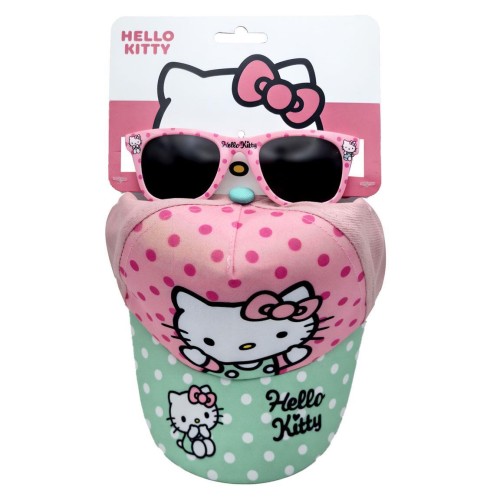 Set cappello con visiera e occhiali da sole -...