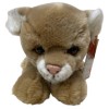 Peluche gattino marrone soft Cm. 18