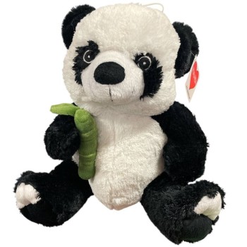Peluche Panda soft Con Bambù Cm. 27