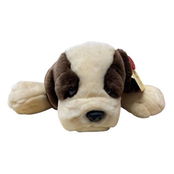 Peluche Cucciolo Cane Steso soft Cm. 30