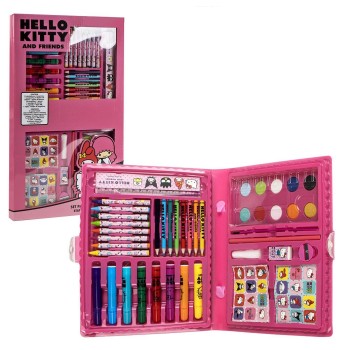 Valigetta colori completa Hello Kitty