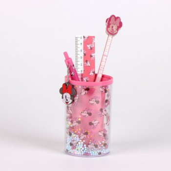 Set cancelleria con portapenne da tavolo - Minnie