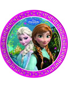 Piatti carta Frozen Cm. 23 - Confezione 8 pezzi