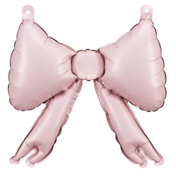 Palloncino mylar fiocco rosa Cm. 26x25 - Blister 5 pezzi