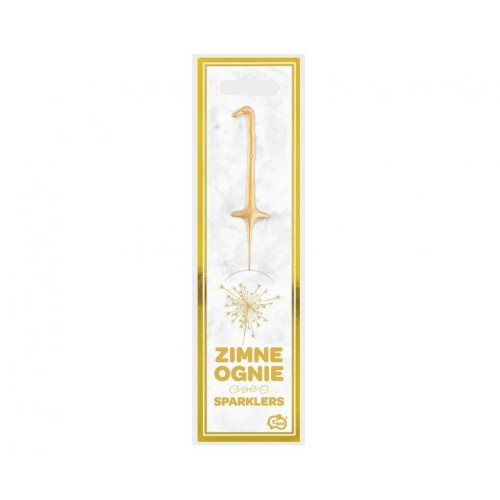 Candela sparklers Cm. 17 - Oro Gold - Numeri da...