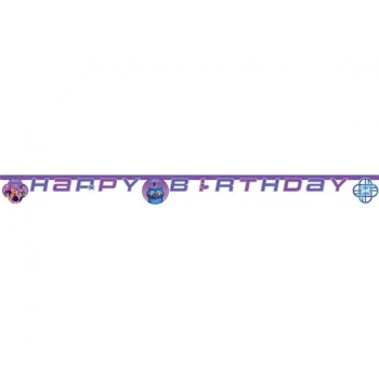 Festone banner scritta Happy Birthday - K-Pop Demon Hunters 2