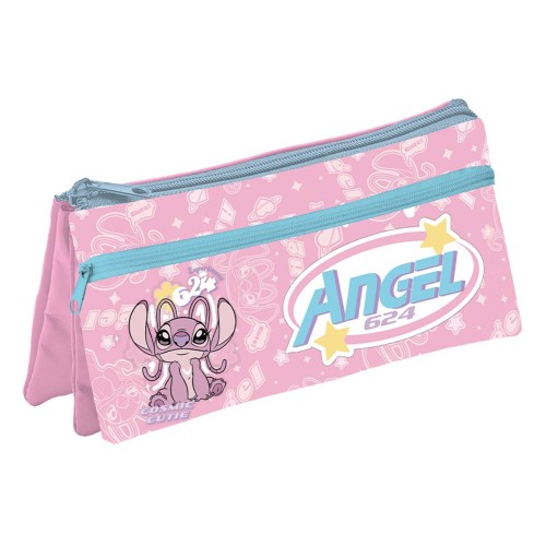 Astuccio bustina 3 scomparti Cm. 21x10 - Stitch...