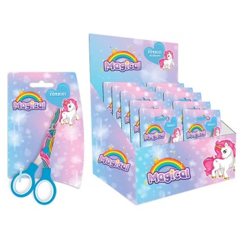 Forbici in blister - Unicorno