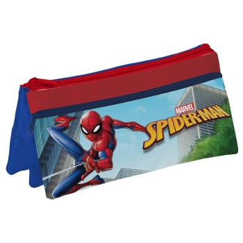 Astuccio bustina 3 scomparti Cm. 21x10 - Spiderman