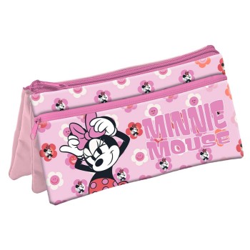 Astuccio bustina 3 scomparti Cm. 21x10 - Minnie