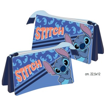 Astuccio bustina 3 scomparti - Stitch Boy