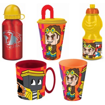 Kit scuola completo Lyon 5 pezzi - Borraccia alluminio +...