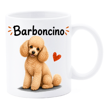 Tazza mug ceramica in scatola "Cat&Dog" - Barboncino