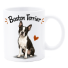 Tazza mug ceramica in scatola "Cat&Dog" - Boston Terries