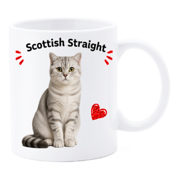 Tazza mug ceramica in scatola "Cat&Dog" - Scottish Straight