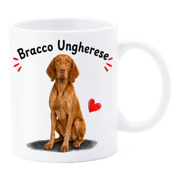 Tazza mug ceramica in scatola "Cat&Dog" - Bracco Ungherese