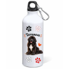 Borraccia alluminio 500 ML con moschettone "Cat&Dog" - Terranova