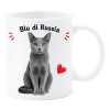 Tazza mug ceramica in scatola "Cat&Dog" - Blu di Russia