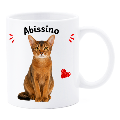 Tazza mug ceramica in scatola "Cat&Dog" - Abissino