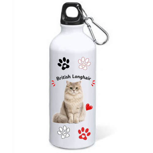 Borraccia alluminio 500 ML con moschettone...