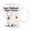 Tazza mug ceramica in scatola "Cat&Dog" - West Highland White Terrier