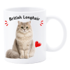 Tazza mug ceramica in scatola "Cat&Dog" - British Longhair
