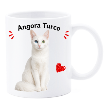 Tazza mug ceramica in scatola "Cat&Dog" - Angora Turco