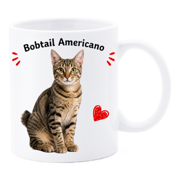 Tazza mug ceramica in scatola "Cat&Dog" - Bobtail Americano