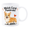 Tazza mug ceramica in scatola "Cat&Dog" - Welsh Corgi Pembroke