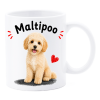 Tazza mug ceramica in scatola "Cat&Dog" - Maltipoo