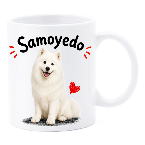 Tazza mug ceramica in scatola "Cat&Dog" - Samoyedo