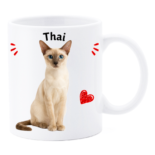 Tazza mug ceramica in scatola "Cat&Dog" - Thai