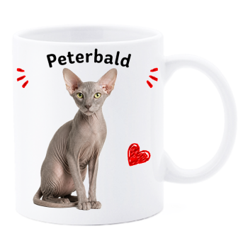 Tazza mug ceramica in scatola "Cat&Dog" - Peterbald
