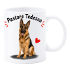 Tazza mug ceramica in scatola "Cat&Dog" - Pastore Tedesco