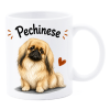 Tazza mug ceramica in scatola "Cat&Dog" - Pechinese