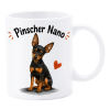 Tazza mug ceramica in scatola "Cat&Dog" - Pinscher Nano