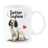 Tazza mug ceramica in scatola "Cat&Dog" - Setter Inglese