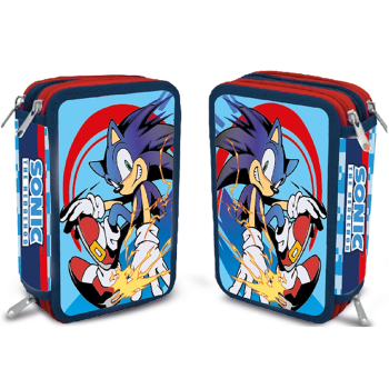 Astuccio completo 3 zip - Sonic