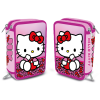 Astuccio completo 3 zip - Hello Kitty