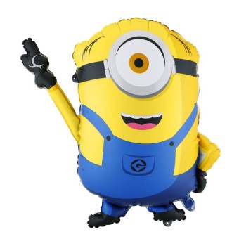 Palloncino mylar Minions Cm. 72x64 - Mel