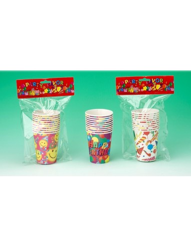 Bicchieri carta - Confezione 10 pezzi -...