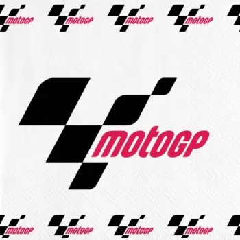 Tovaglioli carta Cm. 33x33 - Confezione 20 pezzi - Moto GP