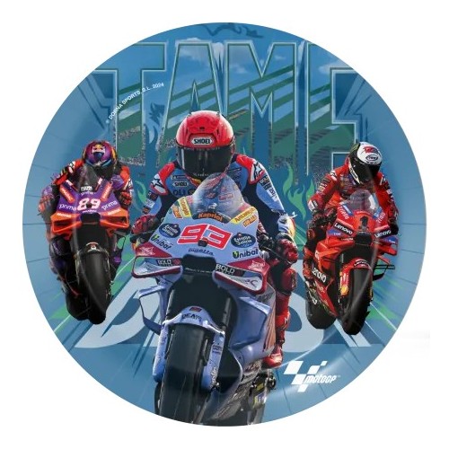 Piatti carta Cm. 23 - Confezione 8 pezzi - Moto GP
