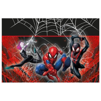 Tovaglia in plastica pvc Cm. 120x180 - Spiderman Web